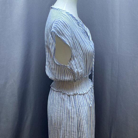 NWT Rails Ashlyn Fremont Stripe navy blue midi dress weekend XS - Picture 7 of 11